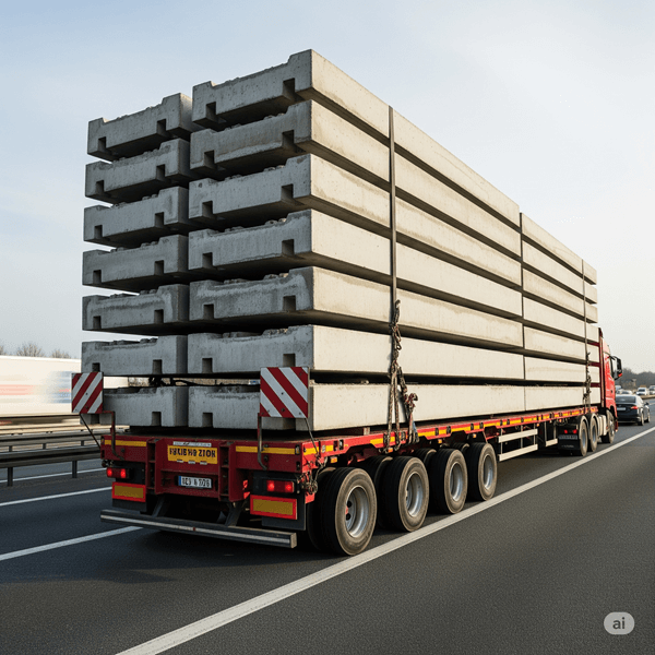 Oversized Load - Pre-cast Concrete in Brisbane