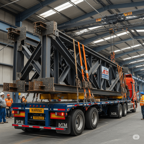 Oversized Load - Steel Transport