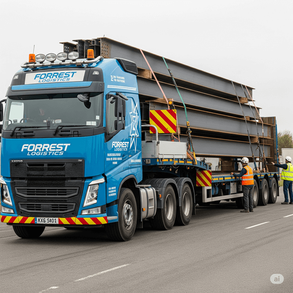 Oversized Load with Pilot Car