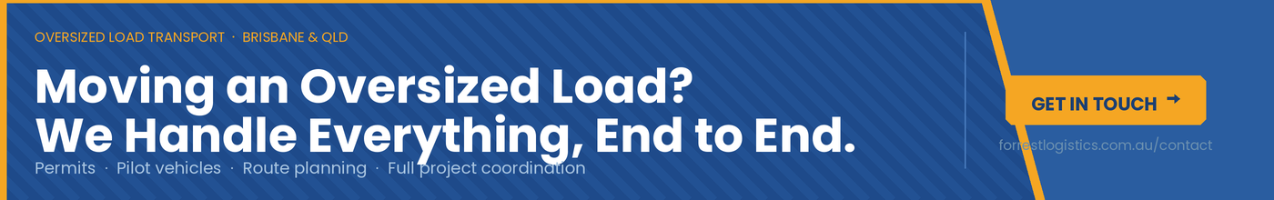 Move an Oversized Load in Brisbane QLD